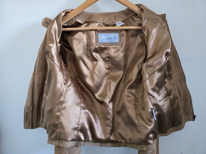 📌 Blouson Veste en Cuir suédé (daim)- Laura Clément - photo numéro 6