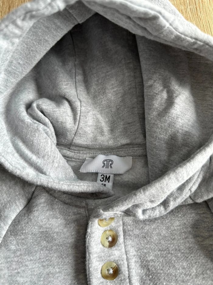 Sweat capuche bébé 3 mois - photo numéro 6