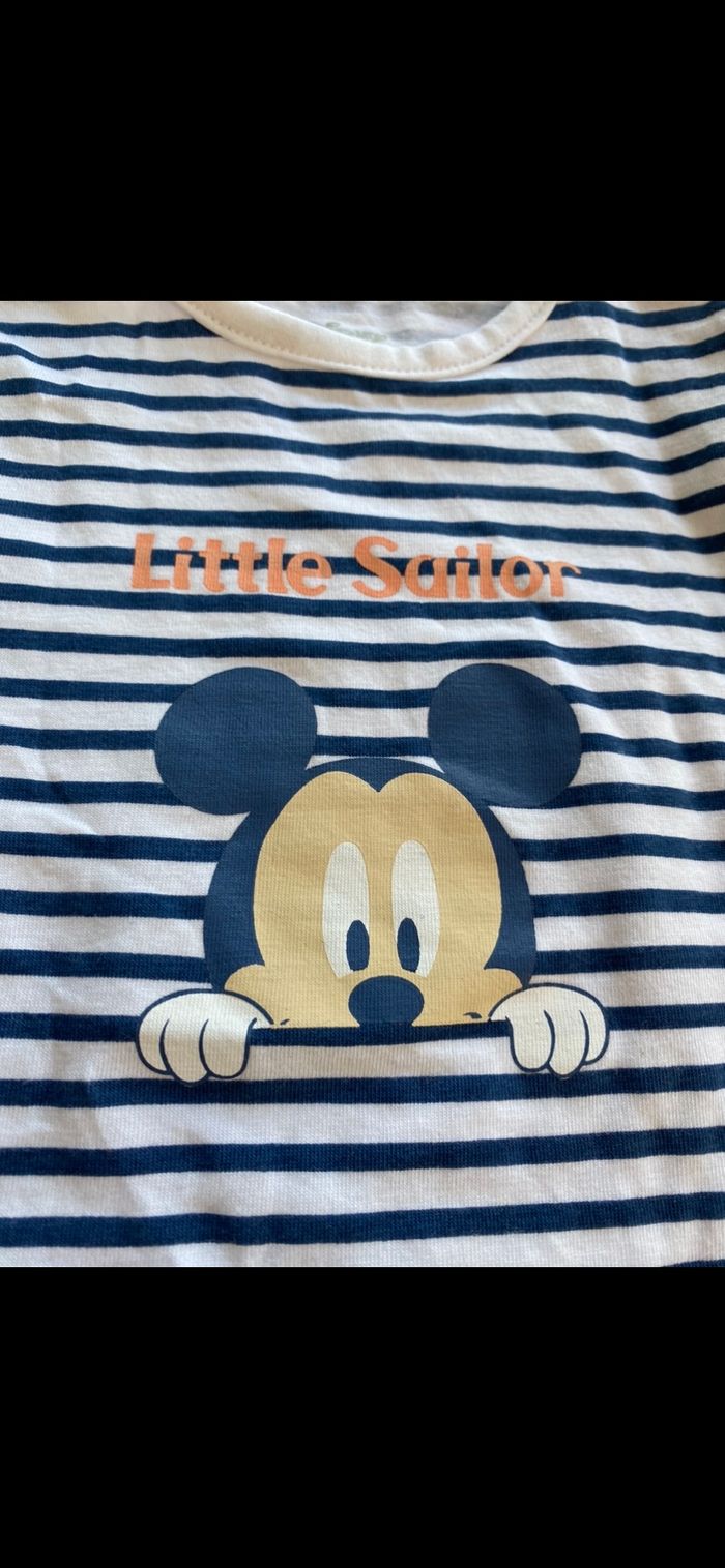 Body manches courtes Mickey Disney Neuf 12 mois - photo numéro 5