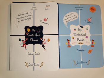 2 carnets positive attitude planning