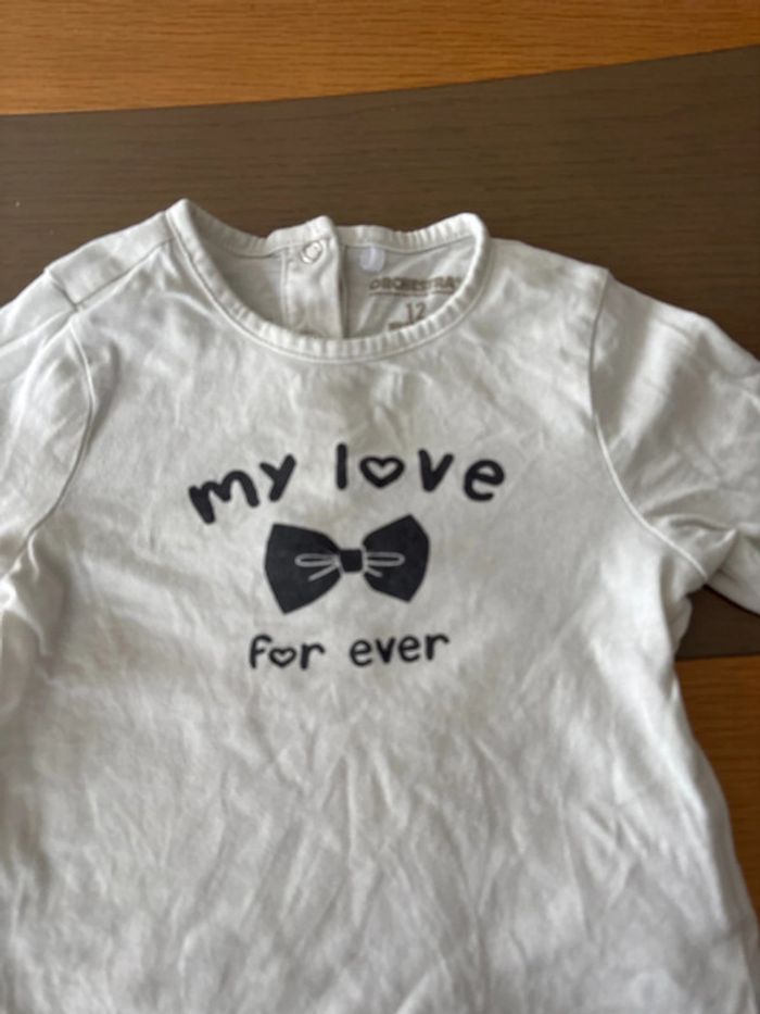 T-shirt manches longues 12 mois - photo numéro 2