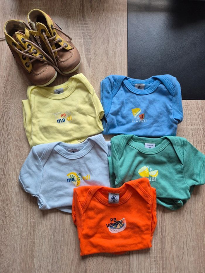 Lot bodies Petit Bateau