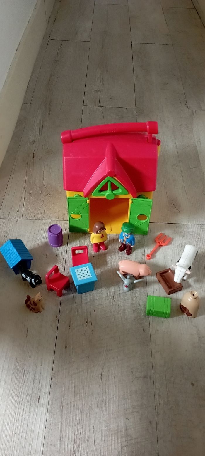 Playmobil 1.2.3 maison transportable - photo numéro 2