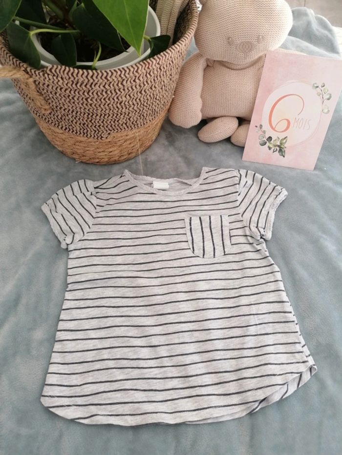 T-shirt h&m 6/9mois
