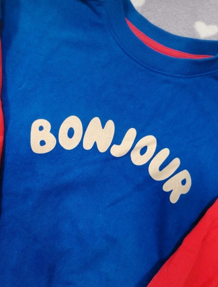 Pull sweat-shirt 🧡💙 mixte 12 ans - photo numéro 2