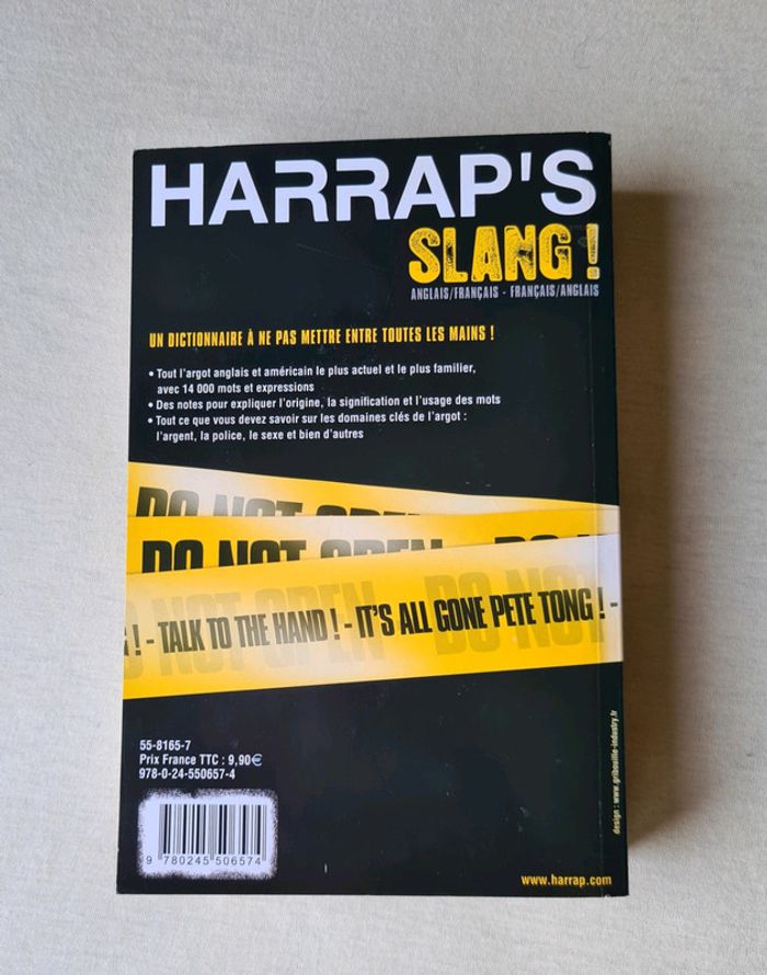 Livre Harrap's Slang dictionnaire d'argot - photo numéro 2