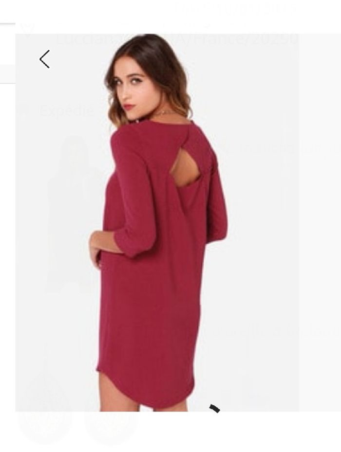 Robe courte rouge - photo numéro 2