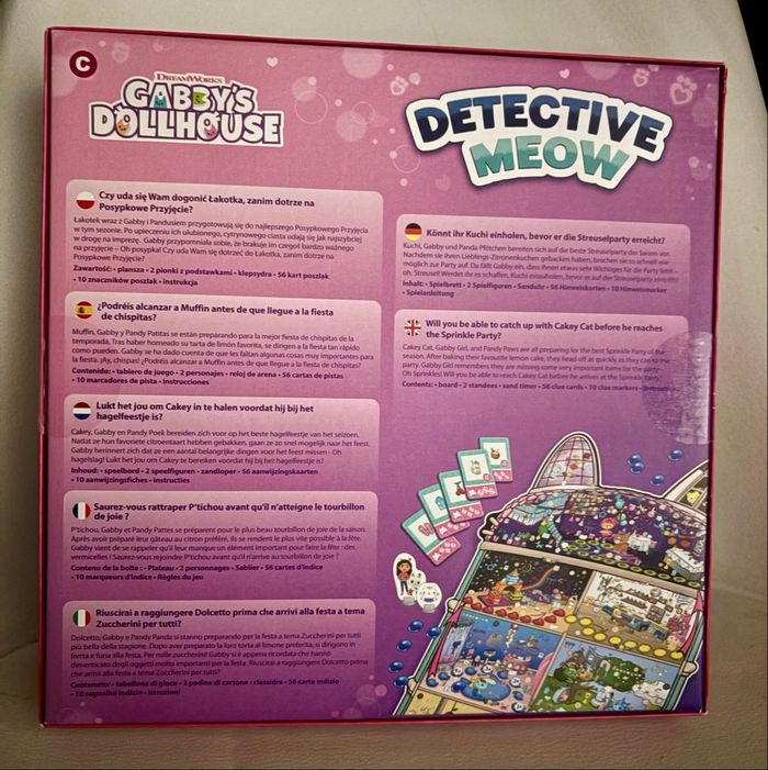 🐱🔍 Gabby’s Dollhouse – Detective Meow (Jeu de société) 🎀 - photo numéro 2