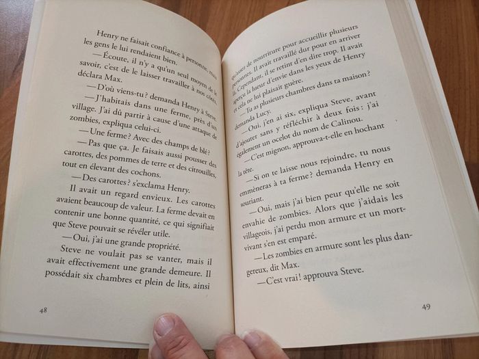 Livre La quête de l'épée de diamant Minecraft - photo numéro 7