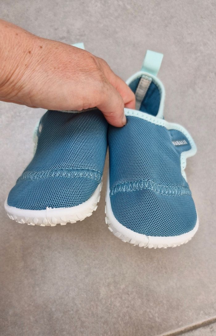 Chaussures aquatiques bébé aquashoes vert Nabaiji - photo numéro 5