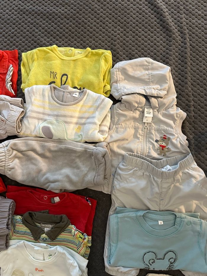 Lot vêtements bébé garçon 1 mois et 3 mois - photo numéro 2