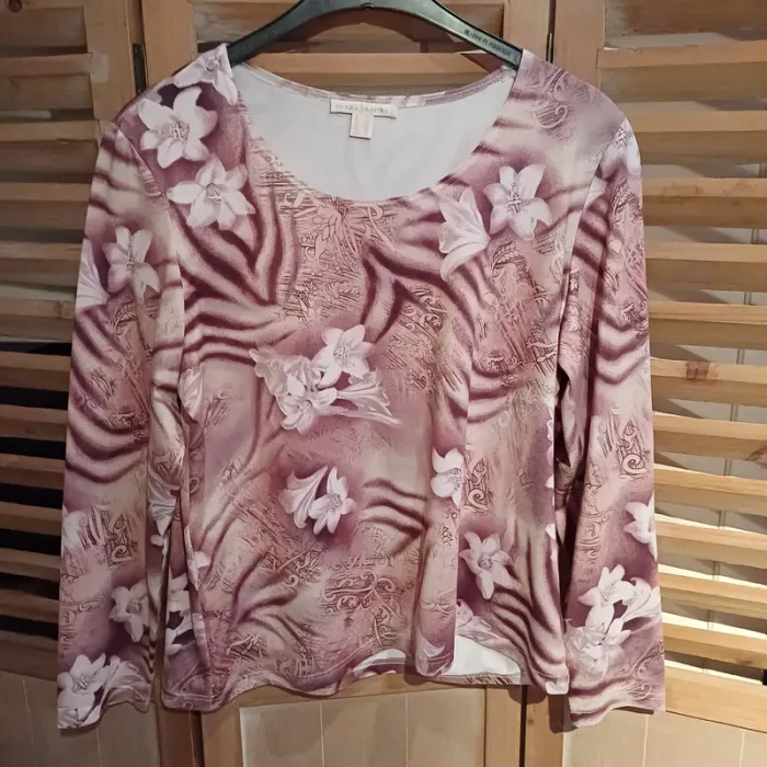 Débardeur rose femme taille 42 / 44 , Un jour ailleurs