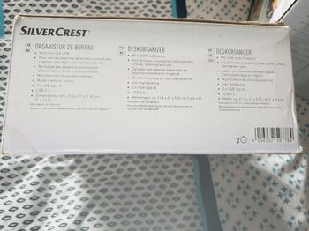 Organiseur de bureau Silvercrest NEUF