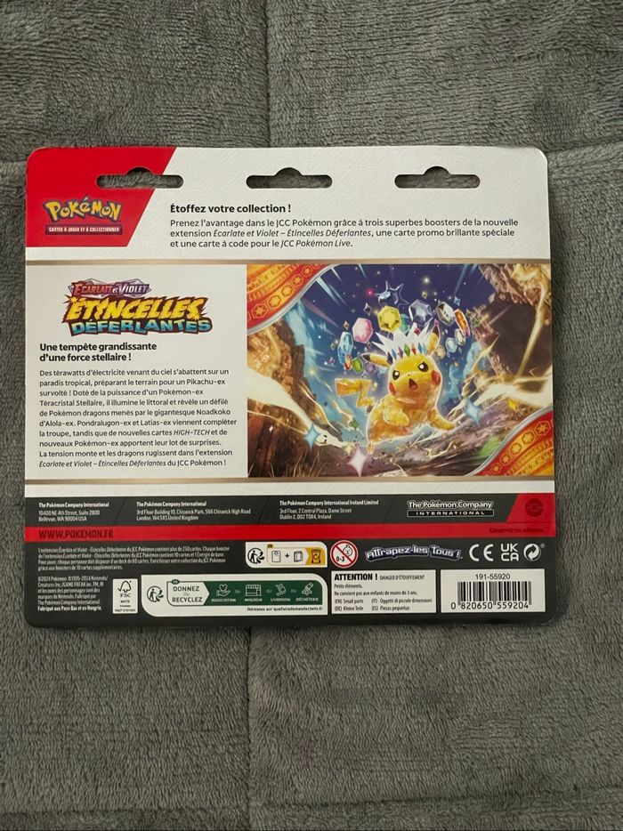 Tripack Pokémon ev8 - photo numéro 2