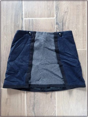 Jupe Kookaï bleue/grise taille 36 bon état