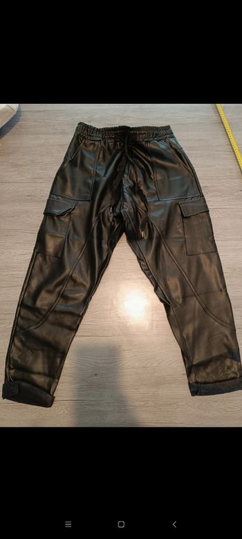 Pantalon imitation cuir neuf