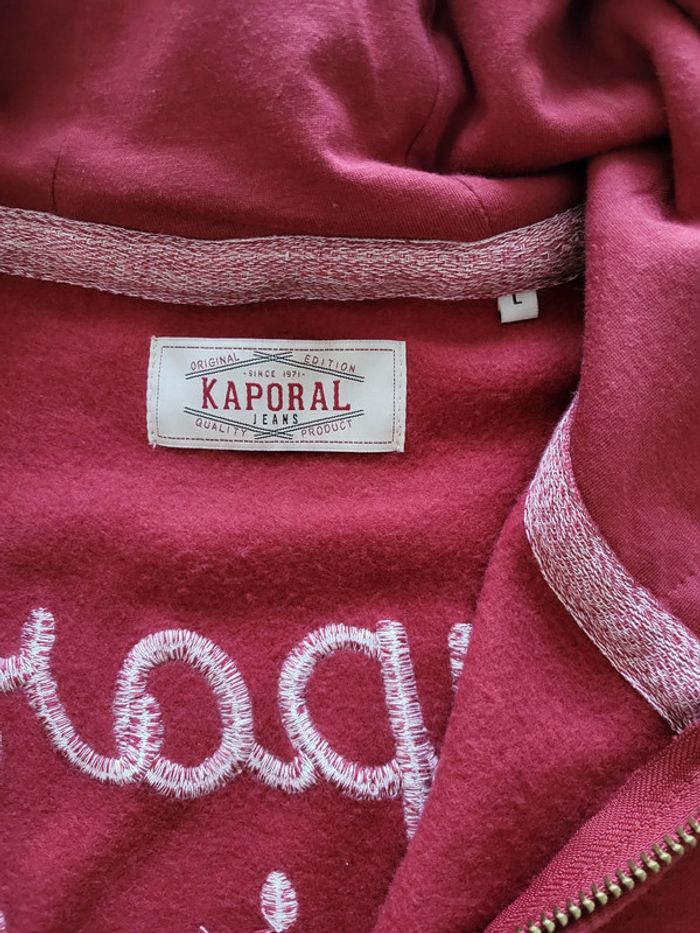Veste rouge bordeaux Kaporal L - photo numéro 6