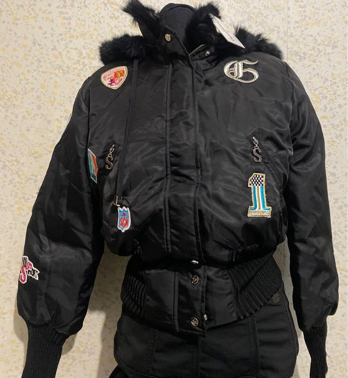 Doudoune manteau veste  style yK2 sharagano noir 36
