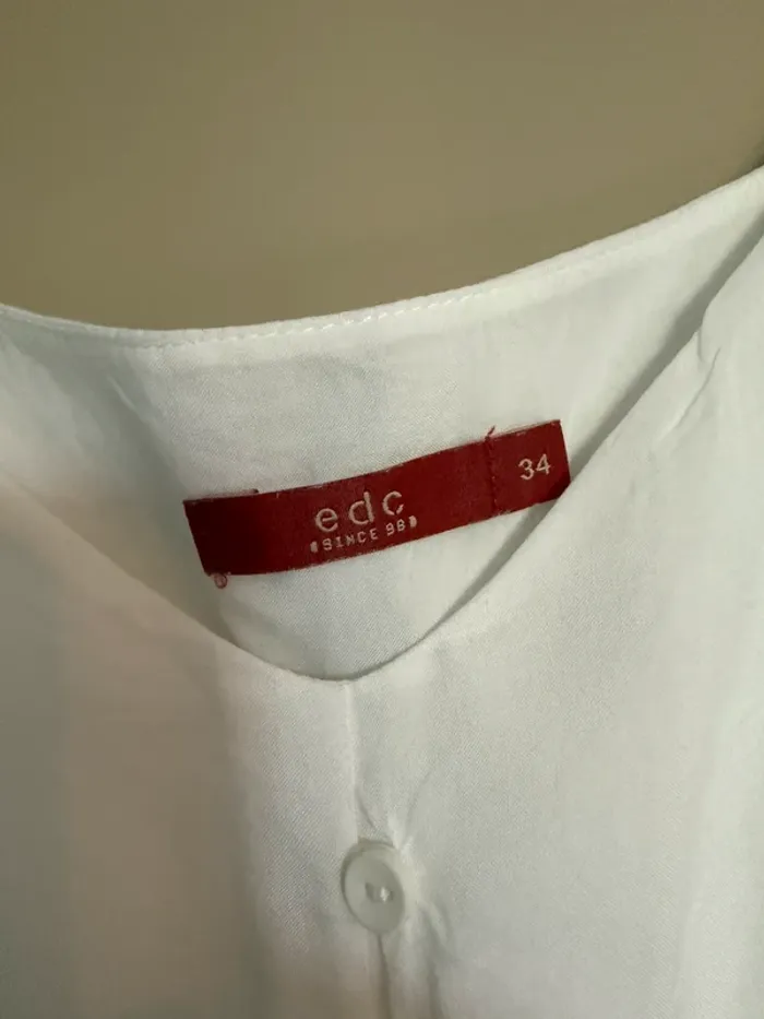 Robe blanche edc - photo numéro 2