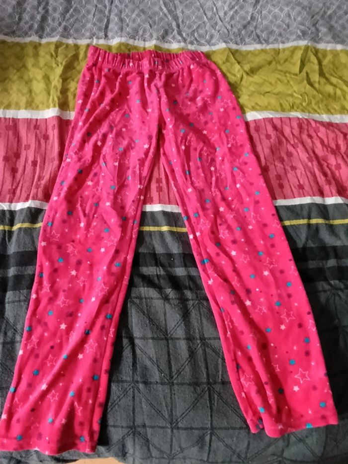 pantalon de pyjama velours 10ans