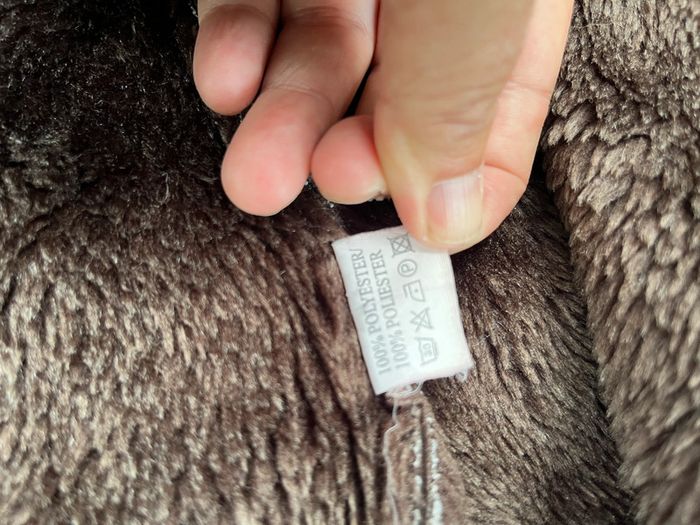 Veste imitation peau lainée marron – Marque Mim – Taille T3 - photo numéro 13