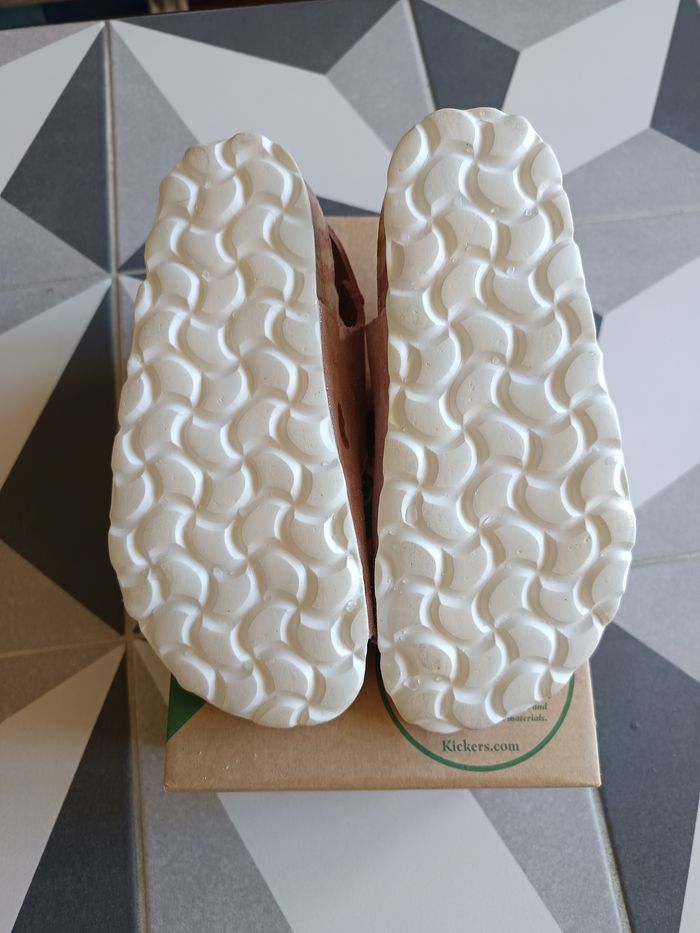 Sandales fille Sunyva cuivre zèbre rose pailleté Kickers 29 - photo numéro 3