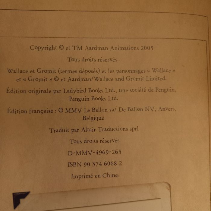 Livre Wallace et Gromit - photo numéro 2