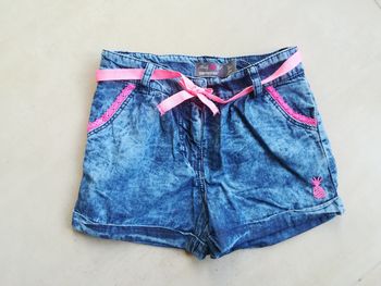 Short jeans fille