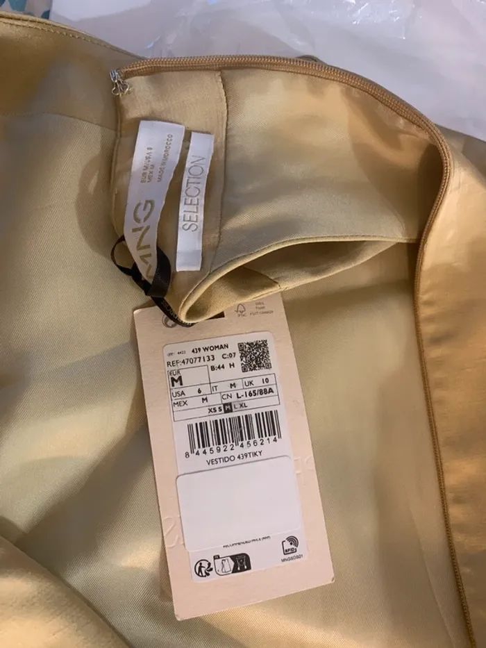 Mango robe courte satin neuve - photo numéro 3