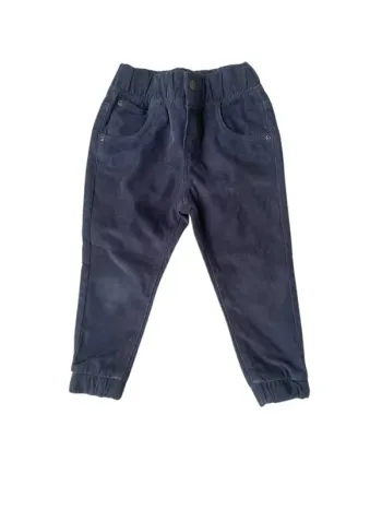 Pantalon en velours bleu gris Vertbaudet 4 ans