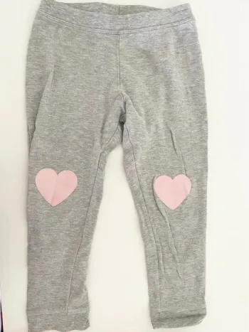 Pantalon gris 4-6 ans coeurs h&m