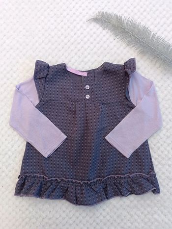 🔸Blouse / Tunique violette - Gémo 18 mois🔸