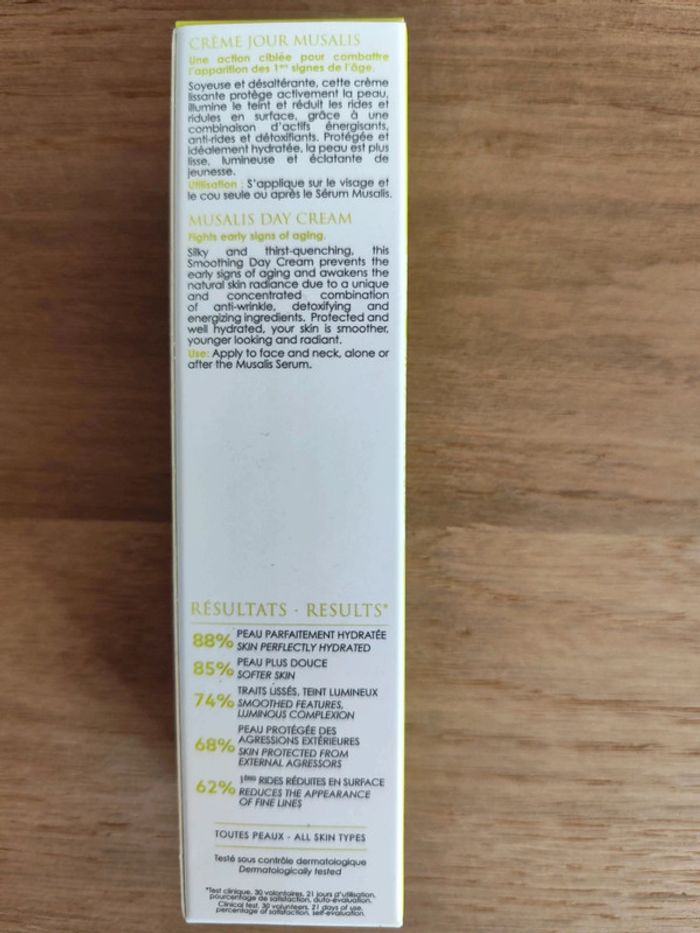 Crème de jour lissante Musalis de Kadalys - photo numéro 3