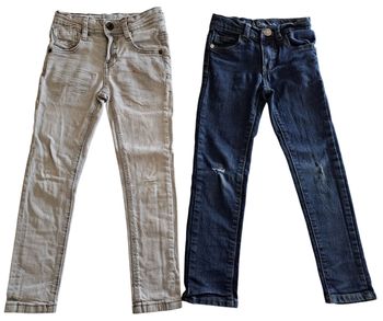 Lot de 2 jeans garçon 6 ans ABE tachés-troués