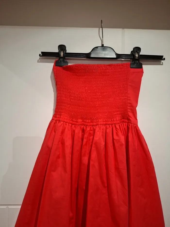 Robe bustier rose corail 38 Très bon état - photo numéro 5
