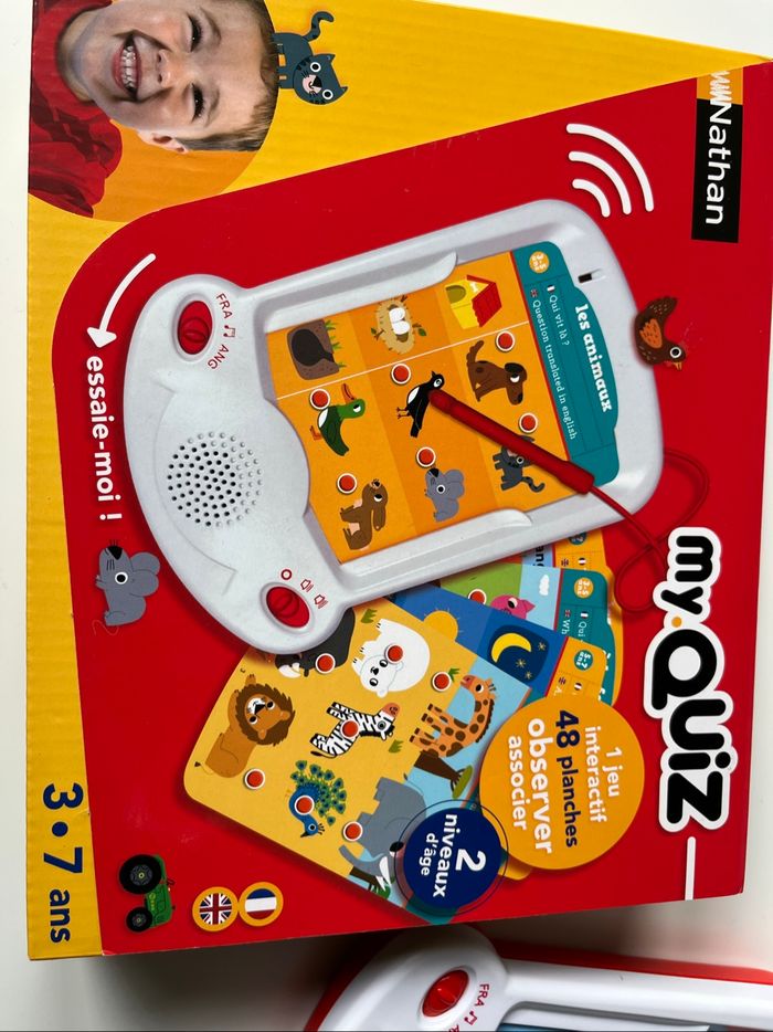 Jeu MyQuiz Nathan 3/7 ans console interactive - photo numéro 4