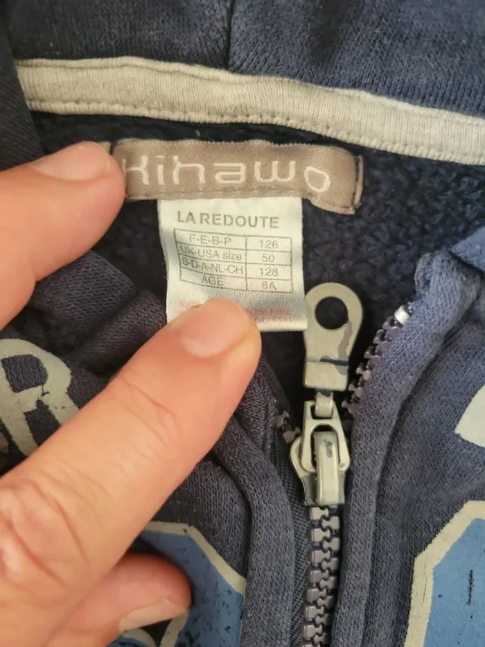 Veste jogging taille 8 ans - photo numéro 2
