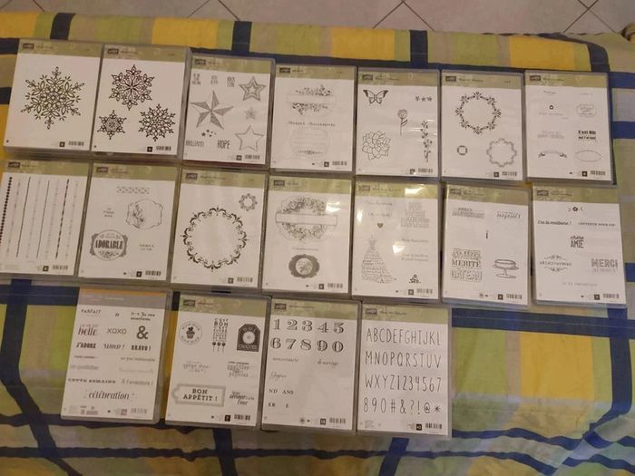 Stampin up tampons 12€ l'un