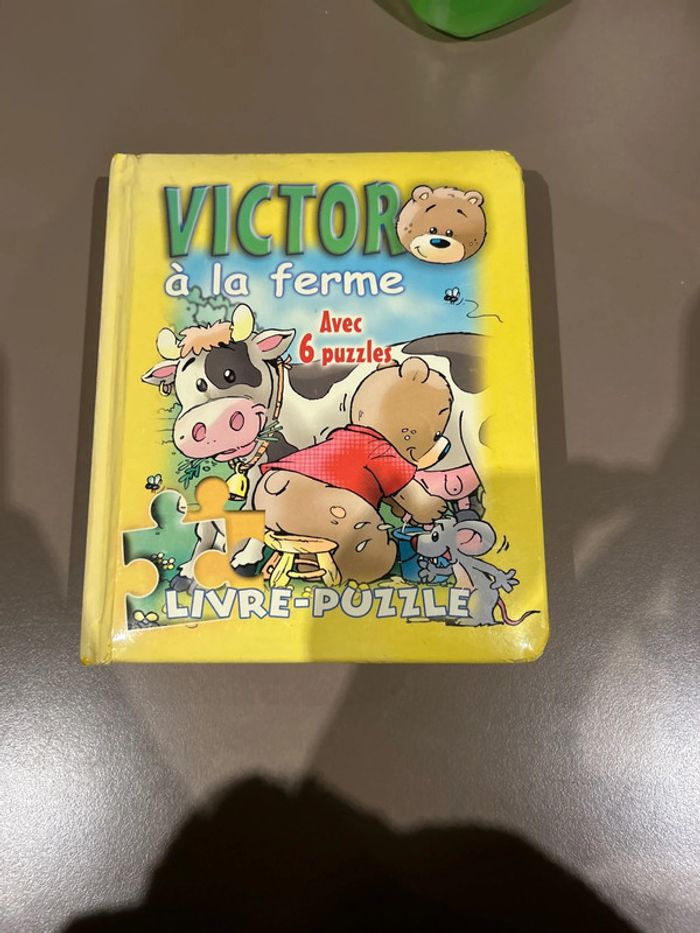 Livre puzzle Victor à la ferme