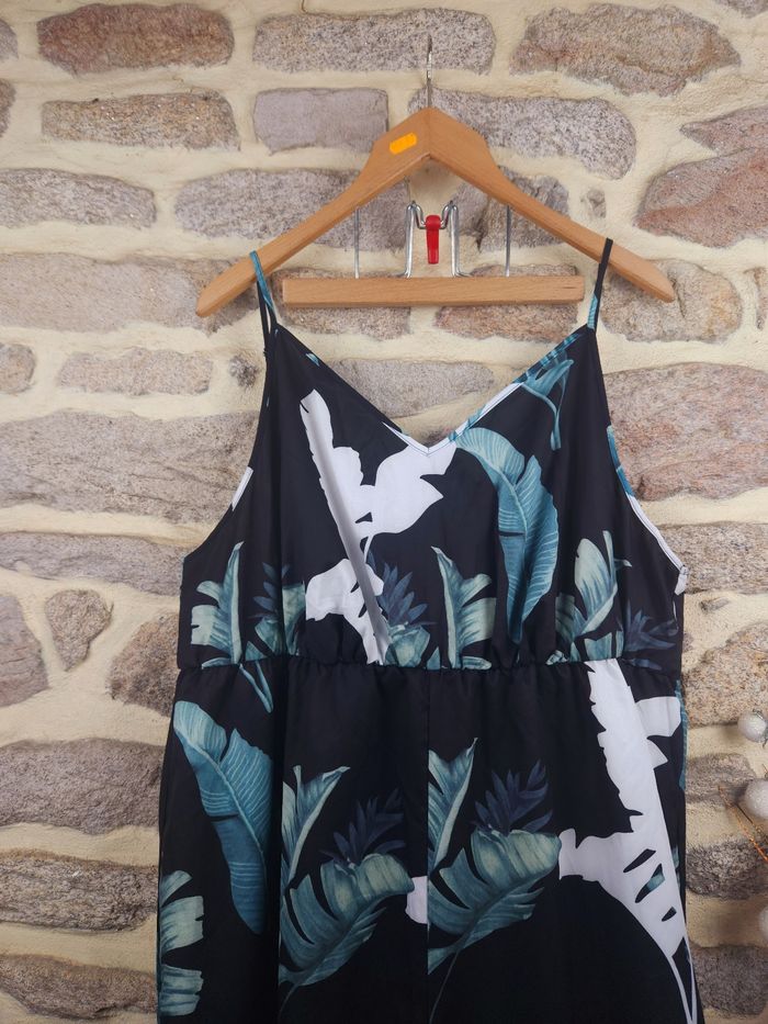 Combinaison ample tropical noir et multicolore Femme taille 54 marque Asos 💎 - photo numéro 2