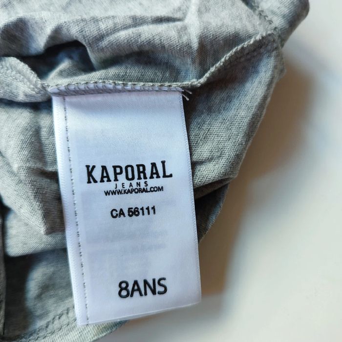 Tee-shirt gris 100% coton pour enfants de 8 ans, Kaporal - photo numéro 4