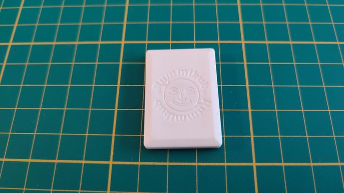 Tuile chiffre 10 dix orange pièce détachée L'original Rummikub chiffres M&M Ventures 2014 #E31 - photo numéro 2