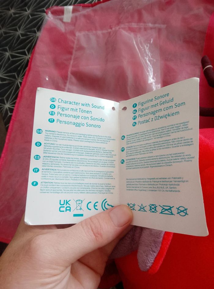 Grande peluche Leroy parlante -50 cm - Rouge - Disney Stitch - photo numéro 12