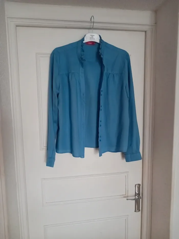 Chemise bleu Tissaia - photo numéro 2