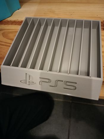 Support rangement jeux vidéos PlayStation 5 PS5 NEUF de couleur gris