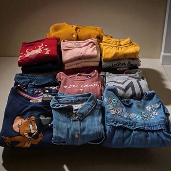 Lot vêtements filles 23/24 mois 2 ans