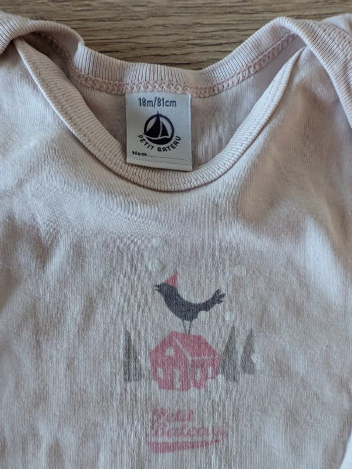 Lot de 9 bodies manches courtes Taille 18 mois - photo numéro 5