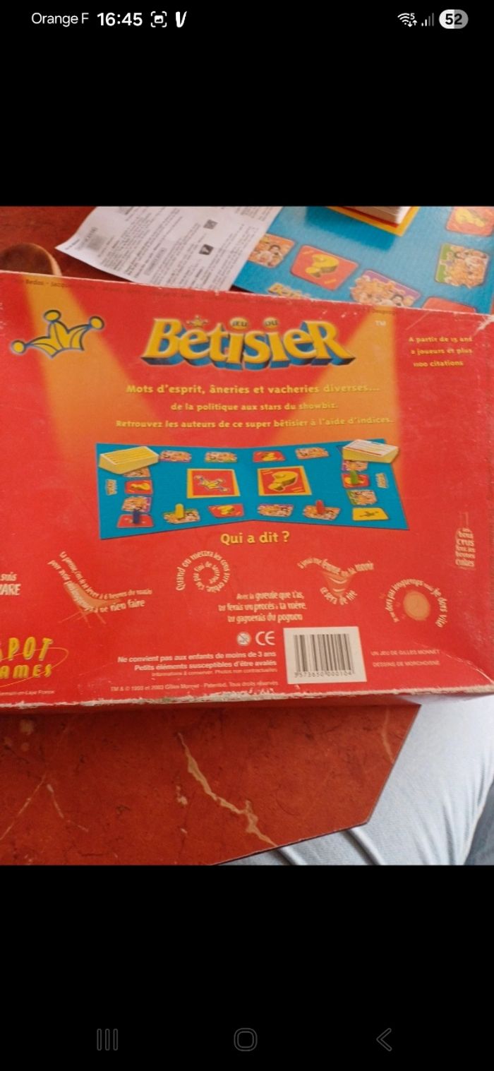 Le jeu du bêtisier - photo numéro 6