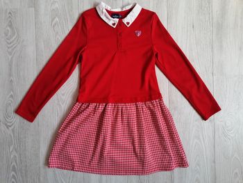 Robe Sergent Major 
Thème Marelle sous la Tour Eiffel
Taille 10 ans
Neuve juste lavée