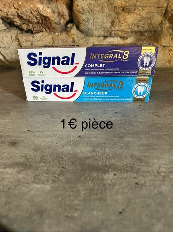 Dentifrice signal